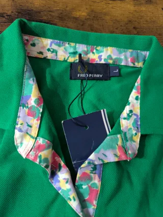 Polo Fred Perry Verde Talla L