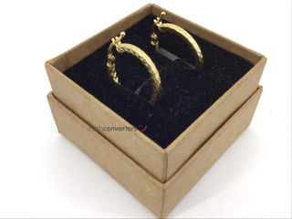 argollas oro 18k