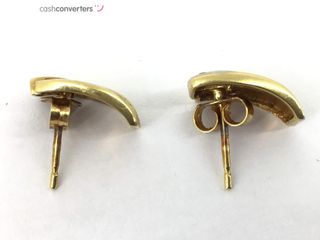 pendientes oro 18k con piedra