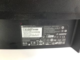 monitor led hp x27qc curved