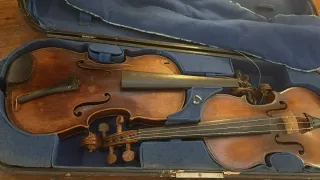 Violín antiguo siglo XVI para restaurar