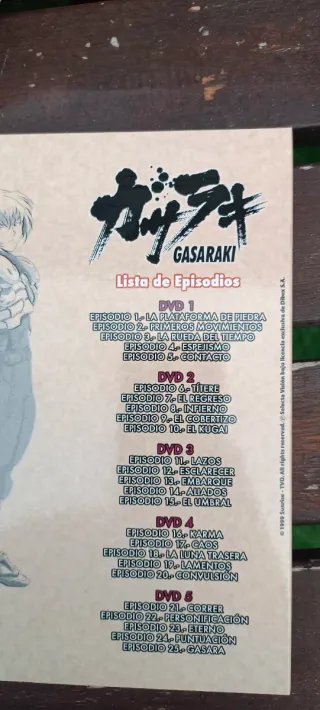 Anime Gasaraki Edición Coleccionistas DVD