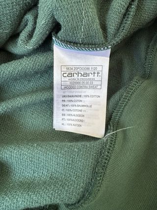Hoodie Carhartt Verde Tamanho L