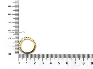 alianza oro 18k con piedra con diamante