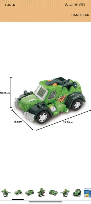 Coche Transformer Vtech