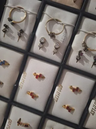 Lote de Joyería Plata y chapado oro