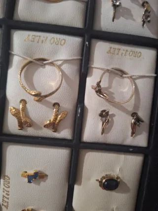 Lote de Joyería Plata y chapado oro