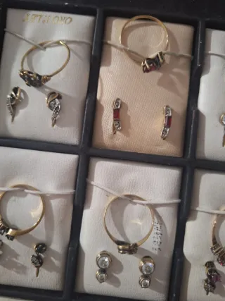 Lote de Joyería Plata y chapado oro