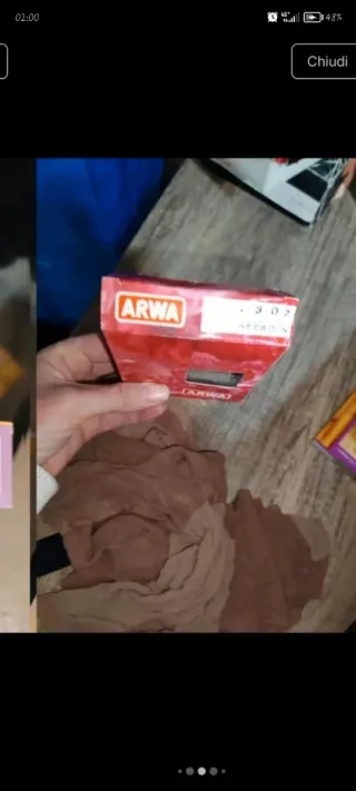 Lotto 62 paia collant donna ARWA vintage nuove