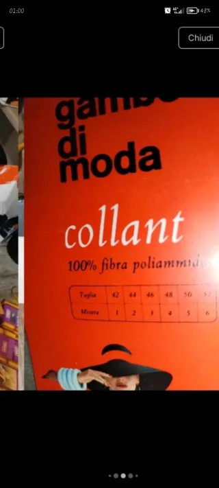 Lotto 62 paia collant donna ARWA vintage nuove