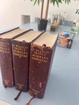 Obras completas Vicente Blasco Ibañez - 3 Tomos