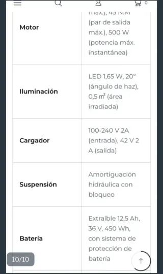 Bicicleta Eléctrica Negra