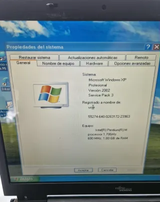 2 Ordenadores Portátiles Fujitsu Siemens