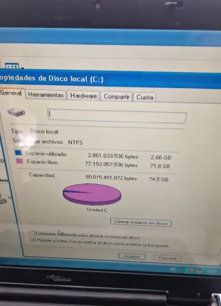 2 Ordenadores Portátiles Fujitsu Siemens