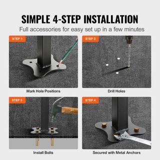 Barandilla de Escalera Exterior, Apta para 1-4 Escalones Barandilla de Hierro Forjado Transicional, Barandilla Exterior Ajustable, Barandillas para Escalones de Concreto con Kit de Instalación, Ba...