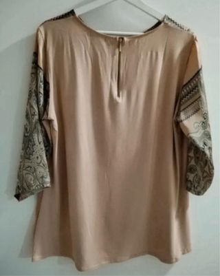 Blusa Cortefiel Paisley Nueva   T-42