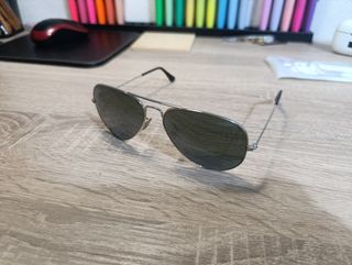 Gafas Ray-Ban Originales Aviator Plata