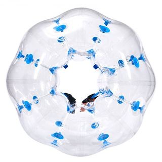 Bola Inflable de Choque 1-Pack, Bolas Zorb Sumo de 4FT/1.2M para Adolescentes y Adultos, Bolas de Burbuja Humana de PVC de 0.8mm de Grosor para Juegos de Equipo al Aire Libre, Juguetes de Choque p...