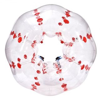 Bola Inflable de Choque 1-Pack, 5FT/1.5M Bolas Zorb Sumo para Adolescentes y Adultos, Bolas de Burbuja Humana de PVC de 0.8mm para Juegos de Equipo al Aire Libre, Juguetes de Choque para Jardín, P...