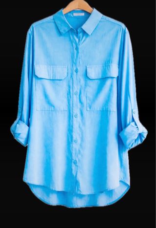 Camisa utilitaria azul T-42