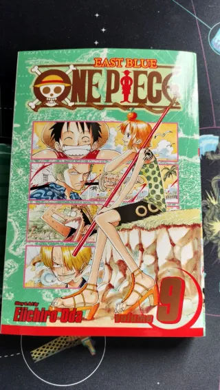 Mangas One piece inglés, tomos 7, 9 y 10