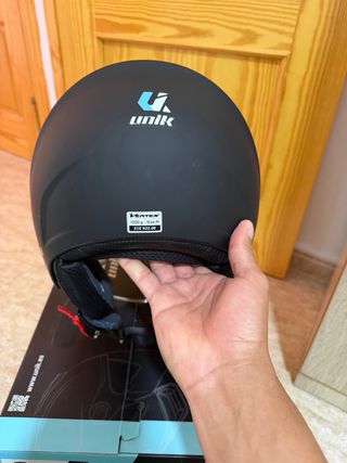 Casco Moto Jet Negro Unik (M)