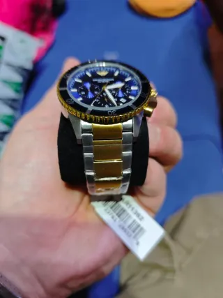 Reloj Emporio Armani AR11362 Hombre Azul/Dorado