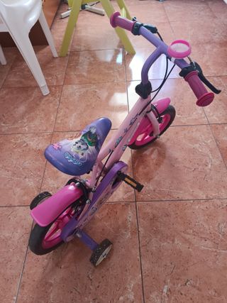 Bicicleta infantil Paw Patrol rosa