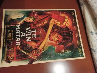 Póster Película Te Van a Matar