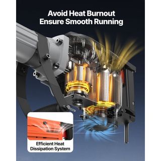 Martillo Demoledor de Concreto 2200W Martillo Eléctrico 6 Puntas de Cincel