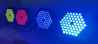 x4 FOCOS PAR LED 60 DJ STAGE LIGHTS