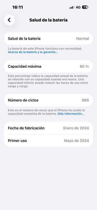 iPhone 15 256GB Negro