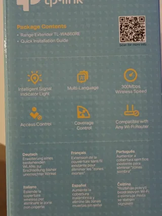 TP-Link TL-WA860RE Extensor WiFi 300Mbps