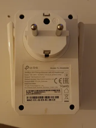 TP-Link TL-WA860RE Extensor WiFi 300Mbps