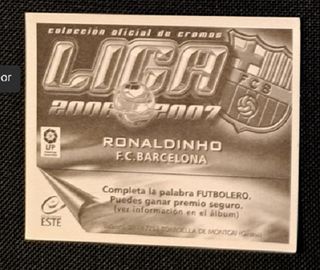 CROMOS CARDS - RONALDINHO - FC BARCELONA (PART. 2)