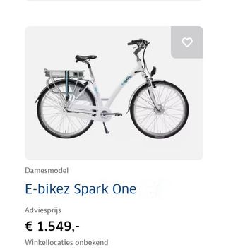 Bicicleta Eléctrica paseo e-bike Spark One