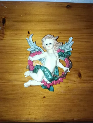 Figura Cupido Amor Corazones San Valentín