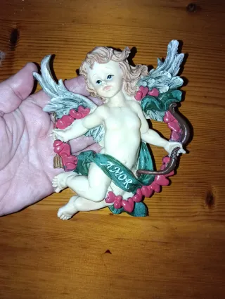 Figura Cupido Amor Corazones San Valentín