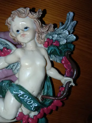 Figura Cupido Amor Corazones San Valentín