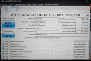 Disco SSD 1Tb NVMe PCIe Gen4 x4 WD