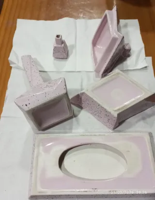 Juego tocador porcelana vintage