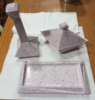 Juego tocador porcelana vintage