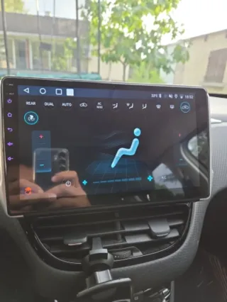 Rádio Peugeot 208/2008 Android 14 com Carplay.