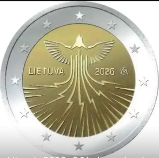 Moneda 2€ Lituania 2026 Independencia Energética