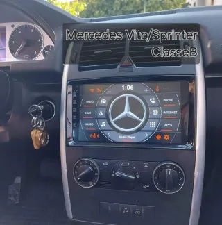 Rádio Mercedes Vito/Sprinter/Classe B Android 14