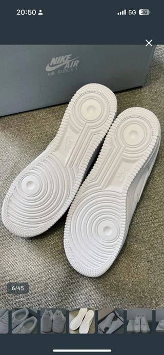 Nike Air Force 1 Low '07 Blancas Talla 40