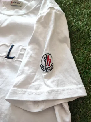 Maglietta Moncler Bianca Taglia M 8/10