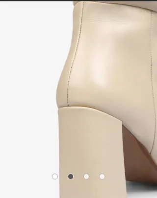 Botas altas cuero beige Scalpers Talla 40