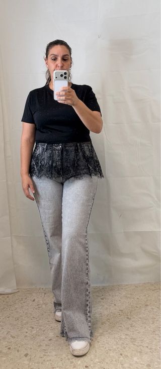 Jeans vaqueros  brillante