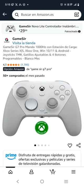Gamesir G7 Pro Mando Xbox series s/x y PC